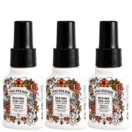 Toilet Spray Go, Tropical Hibiscus 1.4 Ounce-3 Pack
