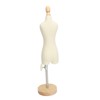 Dress Form Female Mannequin Torso Mini Dress Model with Wooden