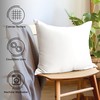 Encasa Cotton Throw Pillow Covers Set of 2 I 18x18