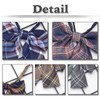 White Fang NC037 Women's School Ribbon, Uniform, Bowtie, Students, Formal,