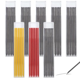 Scettar 48 Pcs Pencil Refills, 2.8mm Pica Pencil Mechanical Carpenter Pencil Refills for Deep Hole Marker Woodwork Construction Building Joiner Pencils Refill