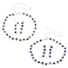 GOMAKERER 2 Sets Silver Crystal Jewelry Set for Women, 2