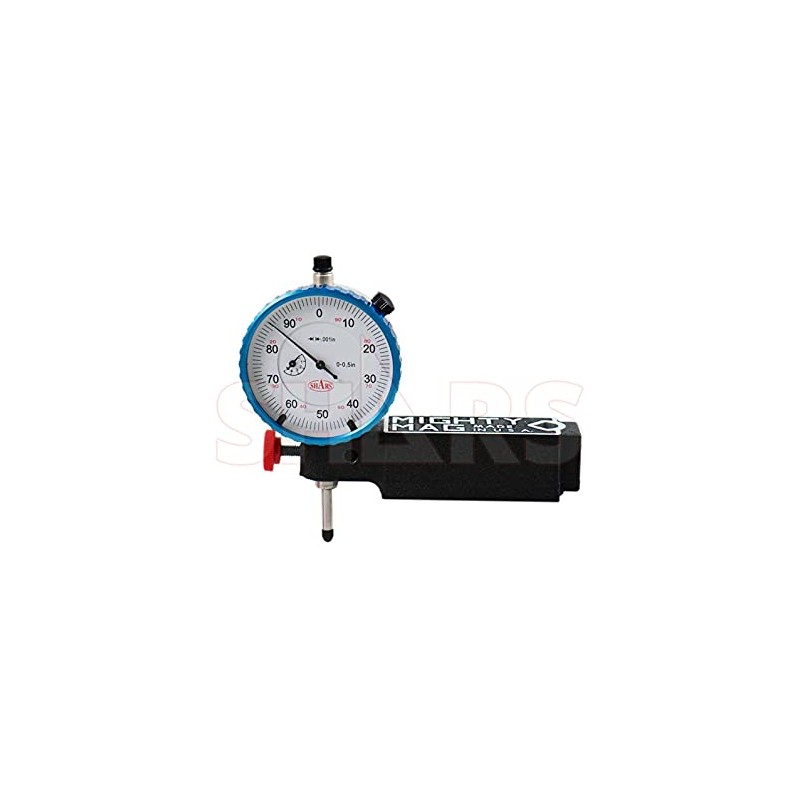 Mighty Mag 400-1 Universal Magnetic Base + 0-0.5" Dial Indicator