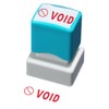 WAFJAMF Void Stamps–Self-Inking Rubber Office Stamp Red Ink Message Stamp-Medium