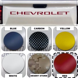 Advanced Trims Red Raised Plastic Tailgate Letters Inserts NEW CHEVY COLORADO 2023 2024 2025