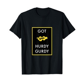 Hurdy Gurdy Medieval Instrument T-Shirt