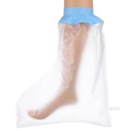 TOVINANNA Foot Cast Cover, Reusable Waterproof Cast Protector for Shower Bath, Adult Foot Cover for Shower After Surgery or Burns