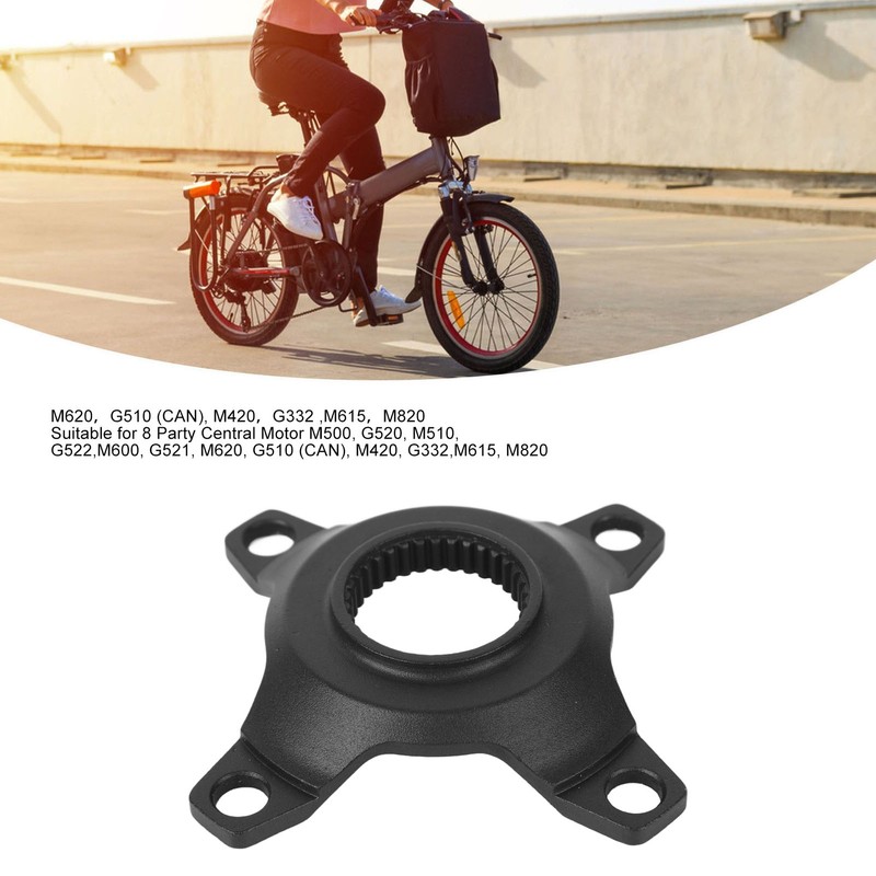 Motor Bike Gear Adapter 4 Jaw Base Mid Drive Chainring