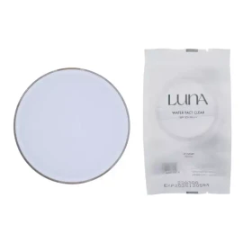 Luna 루나 수분광 팩트 클리어 본품 12.5g 1개 + 리필 12.5g 1개 [21호 바닐라] Luna Moisture Glow Pact Clear Main Product 12.5g 1 piece + Refill 12.5g 1 piece [No. 21 Vanilla]