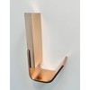 Zen Soul Robe & Towel Hook, Colour: Rose Gold, Glossy,