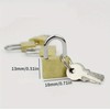 Padlocks with Keys 20mm Mini Padlock for Locker Suitcase Luggage