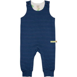 loud + proud Unisex Baby Soft Sweat, Made of Organic Cotton, GOTS Certified Romper, Ultramarine