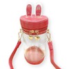 G Trigger Rabbit Ear Shoulder Bag, Transparent, Clear, Plush Pouch,