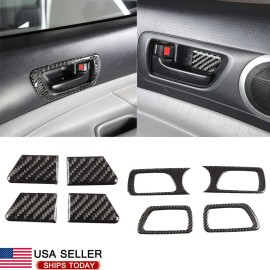 momocar Interior Door Handle Bowl Frame Cover Trim Sticker Fit For Toyot Tacoma 2011-15
