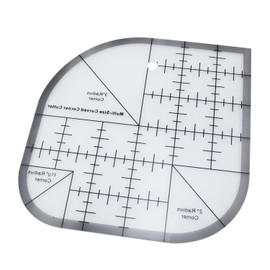 Haidong Sewing Curved Corner Ruler Acrylic Sewing Curved Corner Cutter Ruler Sewing Patchwork Ruler Sewing Template Splicing Tool DIY Sewing Supplies 1PCS