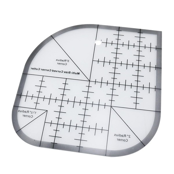 Haidong Sewing Curved Corner Ruler Acrylic Sewing Curved Corner Cutter