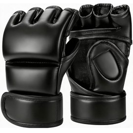 Guantes De Box para Hombres Y Mujeres, Guantes De Entrenamiento De Medio Dedo, Boxing Gloves para Adulto,Adecuados Artes Marciales Mixtas, Muay Thai, 