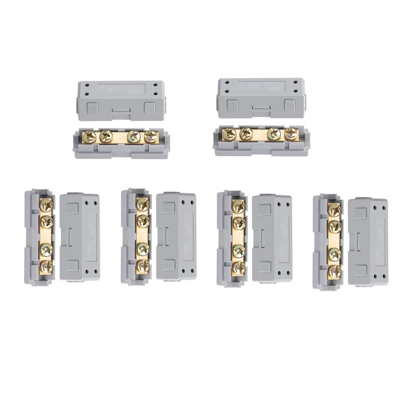 12Pcs 10AWG 60Amp Wire Connectors Kit,Brass Quick Splicing Wire Connection