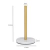 CAIHONG Paper Towel Holder, Roll Holder Free Standing with Weighted