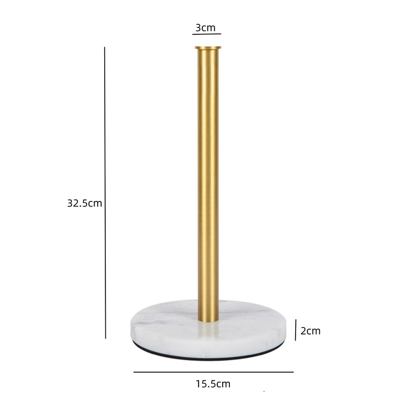 CAIHONG Paper Towel Holder, Roll Holder Free Standing with Weighted