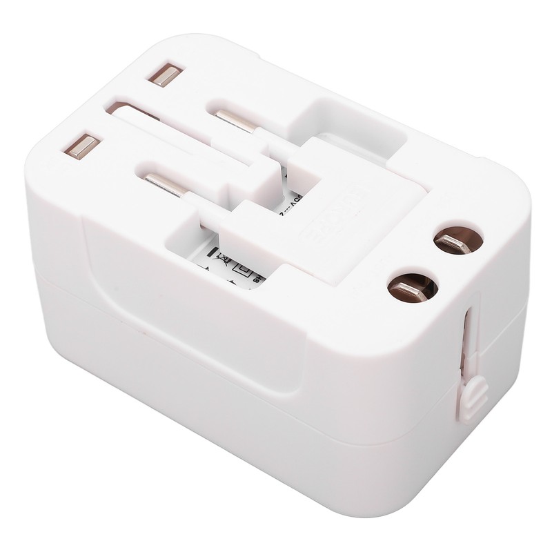 Multifunctional Power Converter with USB Ports Universal Adapter Socket 100‑240VAC