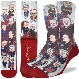 Good Luck Sock Men's Canadian Prime Ministers Socks, Adult