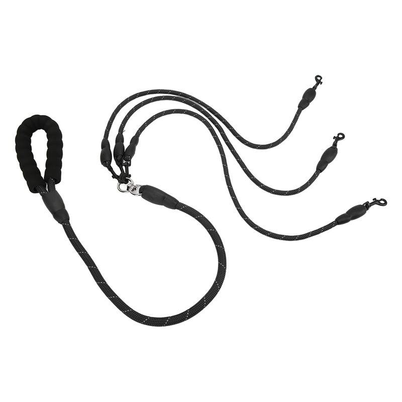 Dog Leash 360° Rotation Reflective Dog Walking Leash with Foam