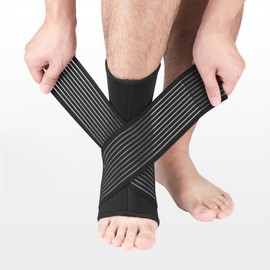 1pc Dual Compression Strap Ankle Support Brace (S)
