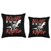 Beware Of The Tiny Raptor Chicken Shirt Dinosaur T-Rex Throw