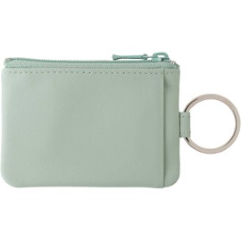 Slip-on Noir Key Pouch Mini Leather Sage Green NSL-1803