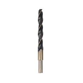 Reduced Shank Twist Drill Bits 11.5mm, HSS 4341 for Iron/Copper/Stainless Steel/Aluminum Plates Drilling