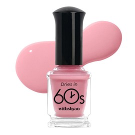 With Shan 60 second nail polish, M043 Misty Rose, 9ml, 1 pc / 위드샨 60초 매니큐어, M043미스티로즈, 9ml, 1개