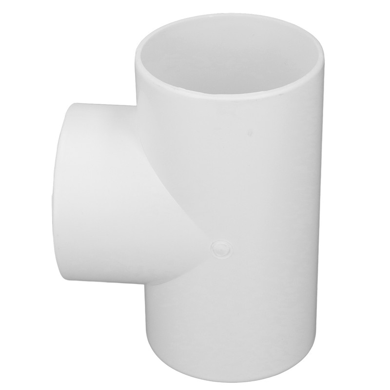 3 Way Duct Connector Corrosion Resistant PVC T Shape Round