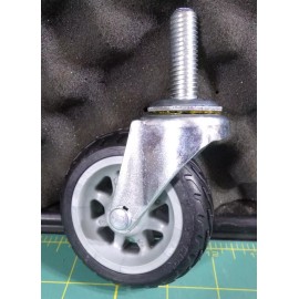 Shepherd Caster Pre30748zn-Nom 3" X 13/16" Rubber No-Matic Swivel Caster (G)