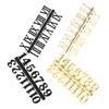 TEHAUX 4 Sets DIY Clock Numbers of Roman Arabic Style