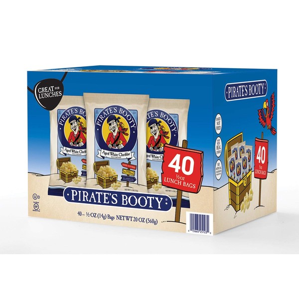 Pirate Brands Aged White Cheddar Lunch Bags (Net Wt 20 Oz),, ()