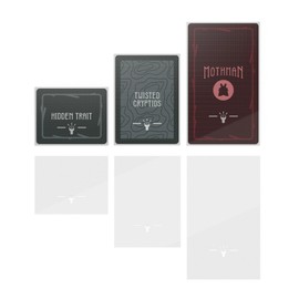 Unstable Games Twisted Cryptids Clear Card Sleeves - Pack Includes 3 Different Sizes - from The Creators of Unstable Unicorns