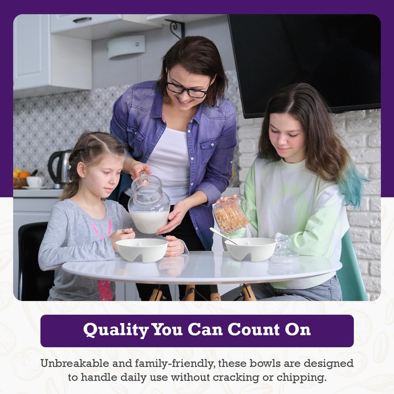 Just Crunch Anti-Soggy Bowl (White)