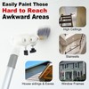 Multi Angle Paint Brush Extender V2, Long Handle Paint Brush,