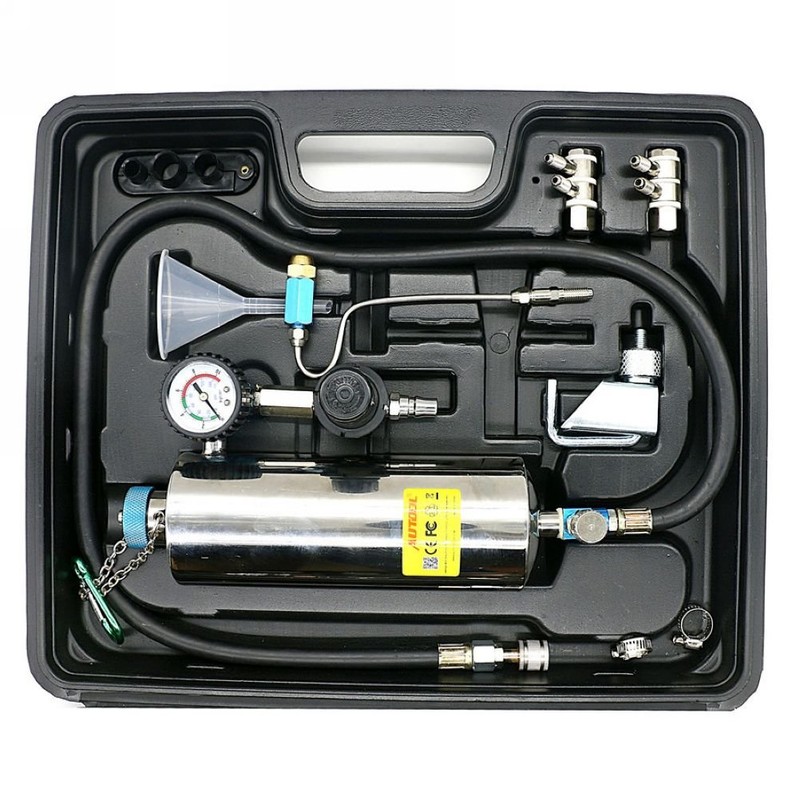 Fuel Injector Cleaner Kit, Non-dismantle 1000ML 150PSI Fuel Injector Tester