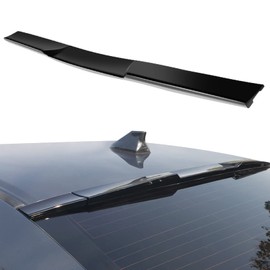 FINDAUTO ABS Rear Window Roof Spoiler Adjustable Fits for Most Cars Universal Trunk Lip Spoiler