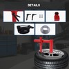 EASYBERG Manual Tire Changer Duck Head Adapter Kit Fit for