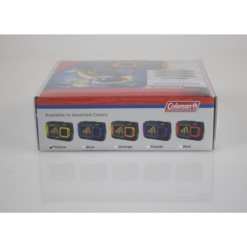 Coleman Duo2 2V9WP-Y Digital Camera with 2.7-Inch LCD (Yellow)