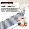 HOP Small Dog Comb with Wooden Handle Metal Dog Eye