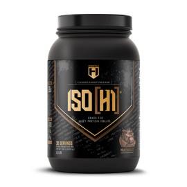HOSSTILE ISO[H1] Grass Fed Whey Protein Isolate with Digestive Enzymes, Whey Protein Powder for Muscle Gain & Muscle Recovery, Post Workout Recovery Drink, Milk Chocolate, 30 Servings