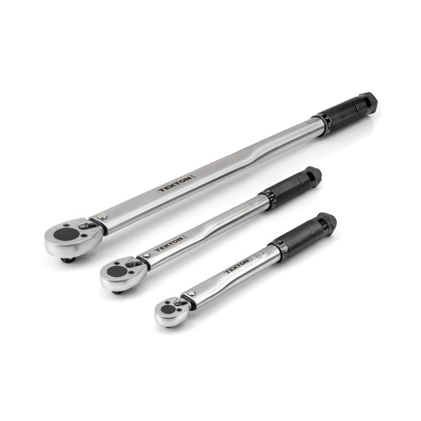 TEKTON 1/4, 3/8, 1/2 Inch Drive Micrometer Torque Wrench Set (3-Piece) | TRQ99901