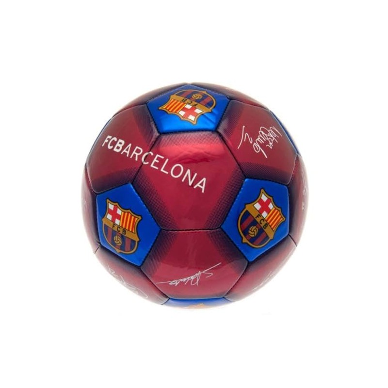 FCB Barcelona Unisex-Youth Barca Barcelona Size 5 Signature Football, Multi,