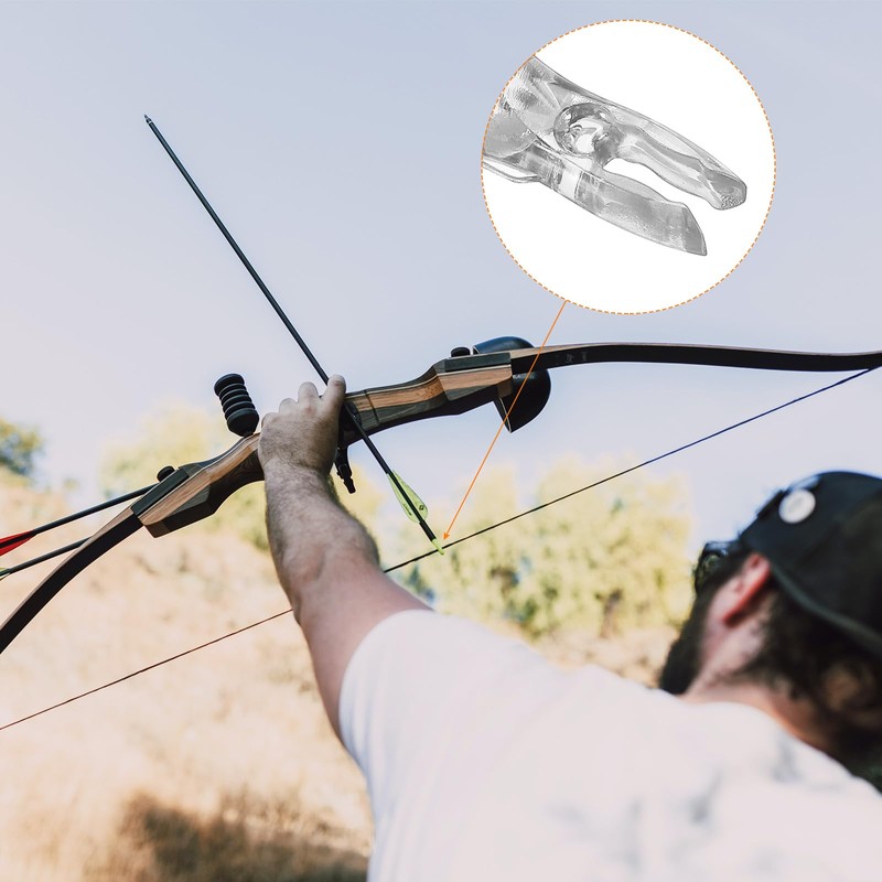 PATIKIL Archery Arrow Nocks 6.2mm 0.244", 60 Pack Insert Arrow