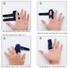 LUTER 4 Pcs Finger Splints Finger Straightener Finger Support Finger
