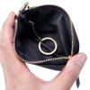 Genuine Leather Key Coin Case Neck Multi-functional Mini Wallet for